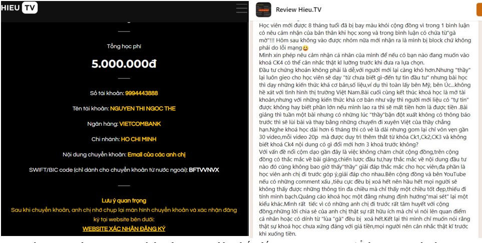 Chia sẻ của học viên vô tình bị “bay màu” khi nhắc đến cụm từ “gà mờ” (Ảnh chup màn hình) Chia sẻ của học viên vô tình bị “bay màu” khi nhắc đến cụm từ “gà mờ” (Ảnh chup màn hình)