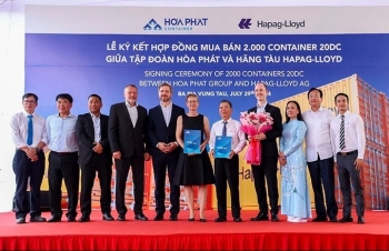 Hòa Phát cung cấp 2.000 vỏ container cho công ty vận tải container lớn nhất nước Đức