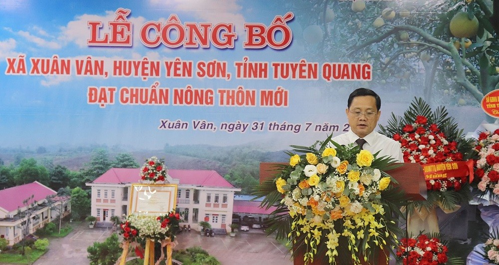 Thêm xã đạt chuẩn nông thôn mới tại tỉnh Tuyên Quang Thêm xã đạt chuẩn nông thôn mới tại tỉnh Tuyên Quang