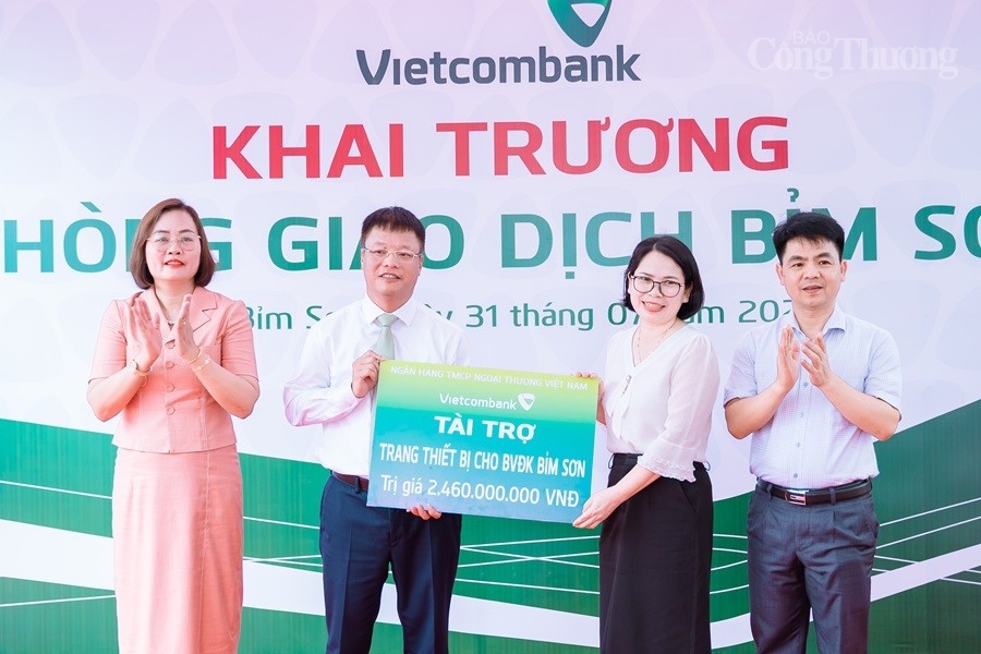 Vietcombank Thanh Hóa chính thức đưa vào hoạt động Phòng giao dịch Bỉm Sơn Vietcombank Thanh Hóa chính thức đưa vào hoạt động Phòng giao dịch Bỉm Sơn