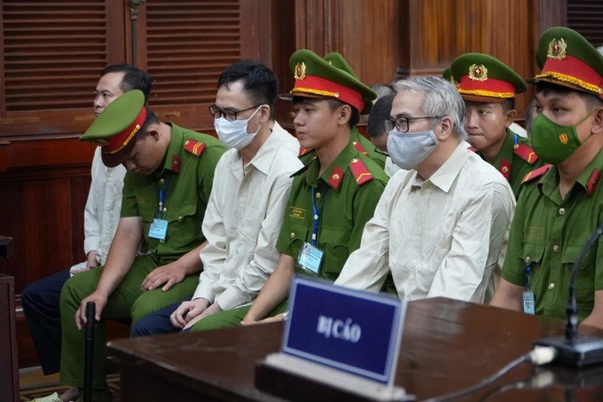 Các bị cáo tại phiên toà ngày 22/7 (Ảnh: HOÀNG HÙNG) Các bị cáo tại phiên toà ngày 22/7 (Ảnh: HOÀNG HÙNG)