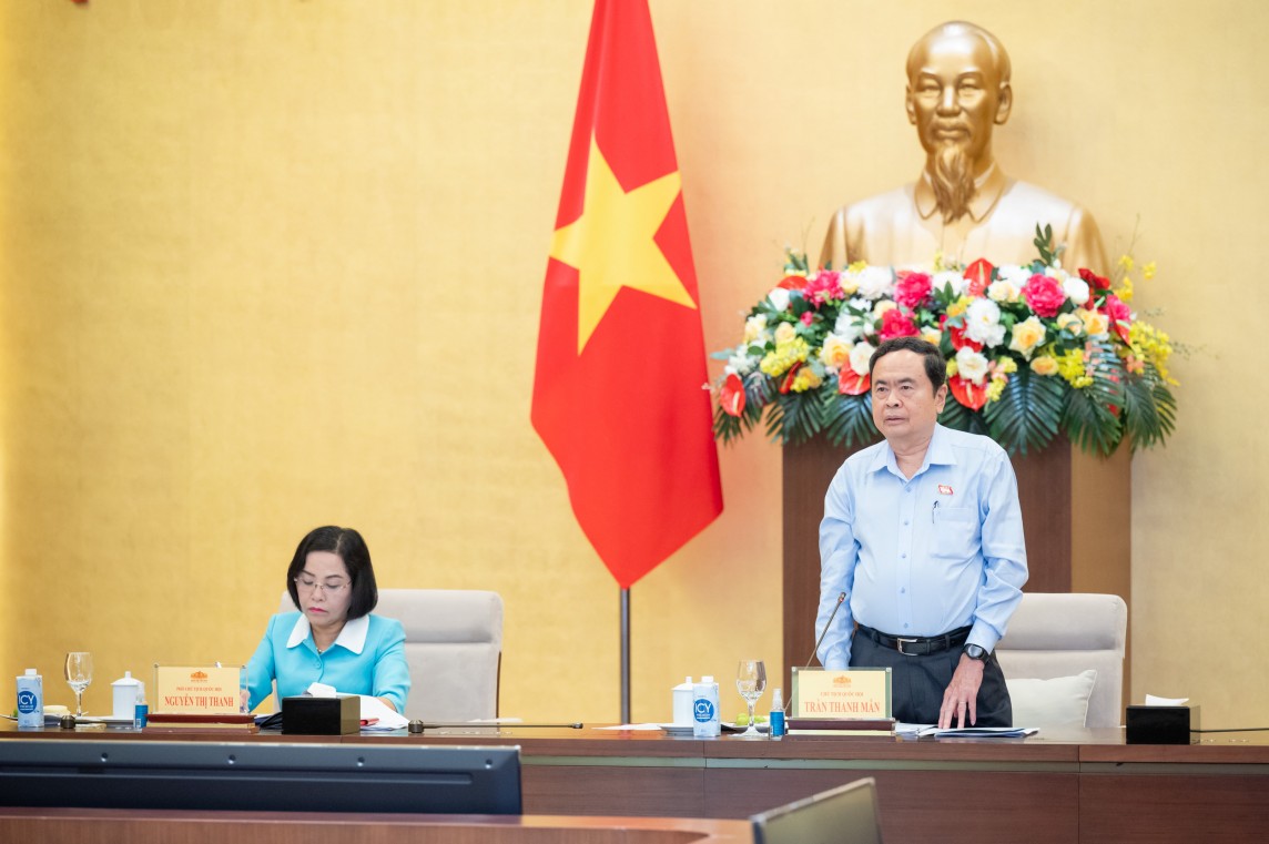 Chủ tịch Quốc hội Trần Thanh Mẫn chủ trì cuộc làm việc Chủ tịch Quốc hội Trần Thanh Mẫn chủ trì cuộc làm việc