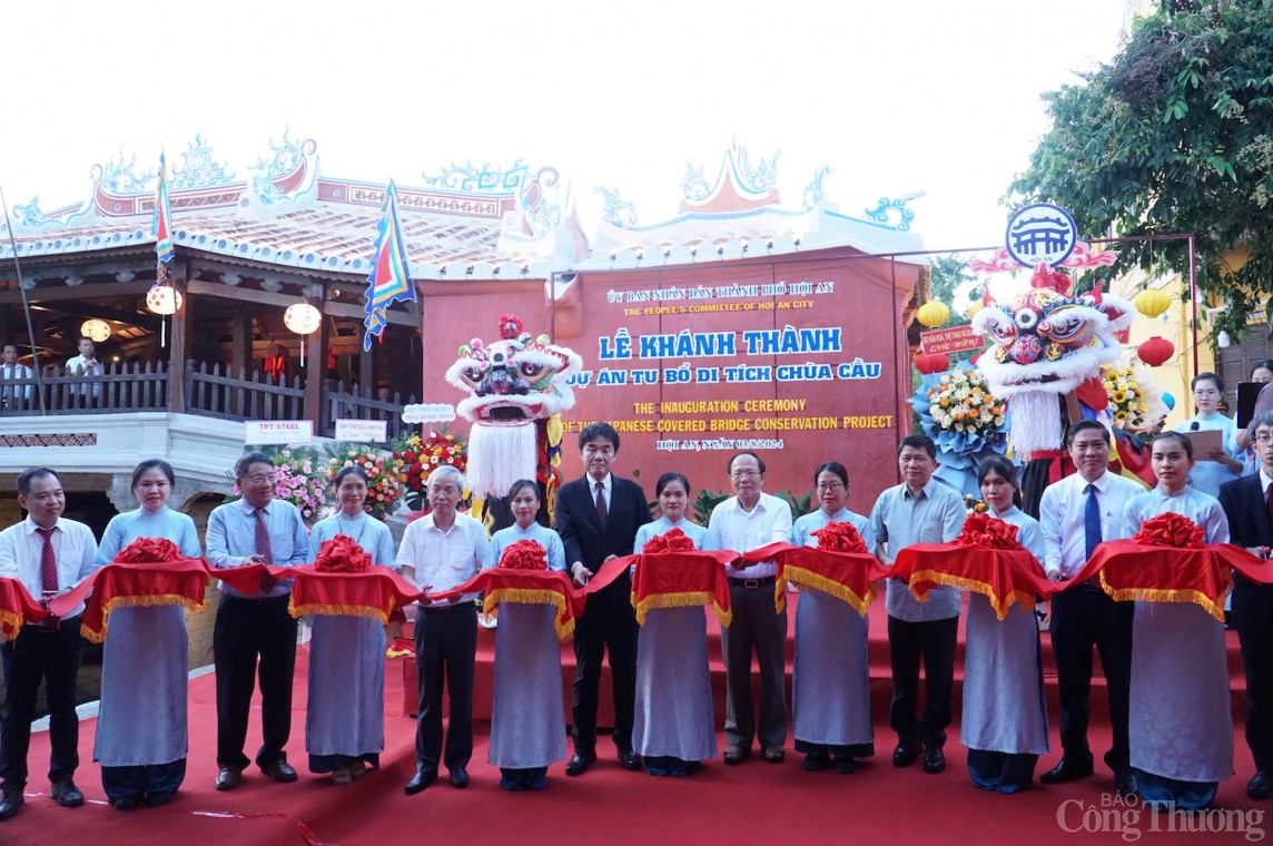 Khánh thành Dự án tu bổ di tích Chùa Cầu Khánh thành Dự án tu bổ di tích Chùa Cầu