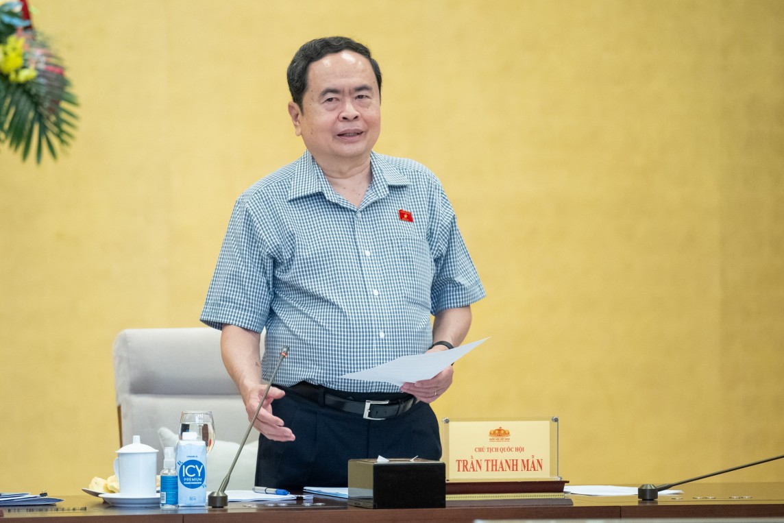 Chủ tịch Quốc hội Trần Thanh Mẫn (Ảnh: QH) Chủ tịch Quốc hội Trần Thanh Mẫn (Ảnh: QH)