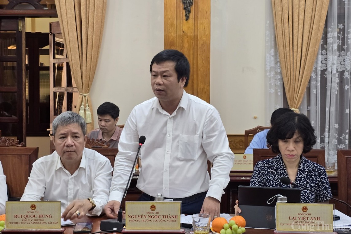 Phó Cục trưởng Cục Công nghiệp Nguyễn Ngọc Thành phát biểu Phó Cục trưởng Cục Công nghiệp Nguyễn Ngọc Thành phát biểu