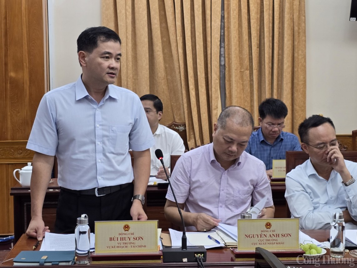 Vụ trưởng Vụ Kế hoạch - Tài chính Bùi Huy Sơn phát biểu Vụ trưởng Vụ Kế hoạch - Tài chính Bùi Huy Sơn phát biểu