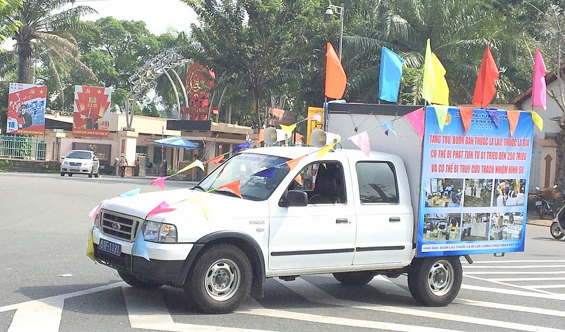 Bình Dương tăng cường tuyên truyền phòng chống thuốc lá lậu, thuốc lá giả