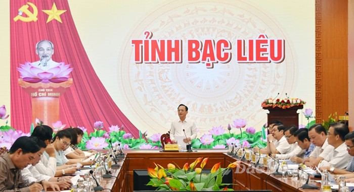 Phạm Văn Thiều - Chủ tịch UBND tỉnh, Trưởng Ban Tổ chức Festival nghề Muối Việt Nam - Bạc Liêu năm 2024 phát biểu tại cuộc họp (Ảnh: Baclieu.gov.vn) Phạm Văn Thiều - Chủ tịch UBND tỉnh, Trưởng Ban Tổ chức Festival nghề Muối Việt Nam - Bạc Liêu năm 2024 phát biểu tại cuộc họp (Ảnh: Baclieu.gov.vn)