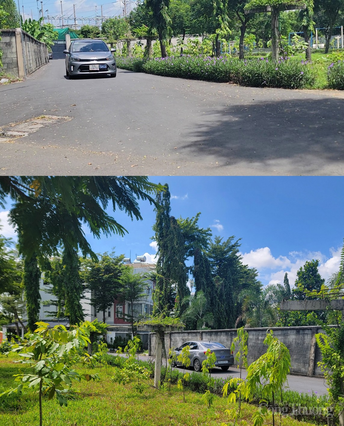 Lối đi chung của Công viên Khu dân cư Hai Thành cũng là lối đi chính của Trung tâm Lái xe Trường Vinh. Ảnh: Ngân Nga Lối đi chung của Công viên Khu dân cư Hai Thành cũng là lối đi chính của Trung tâm Lái xe Trường Vinh. Ảnh: Ngân Nga