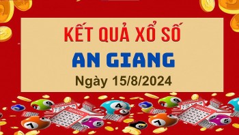 XSAG 15/8, Xem kết quả xổ số An Giang hôm nay 15/8/2024, xổ số An Giang ngày 15 tháng 8