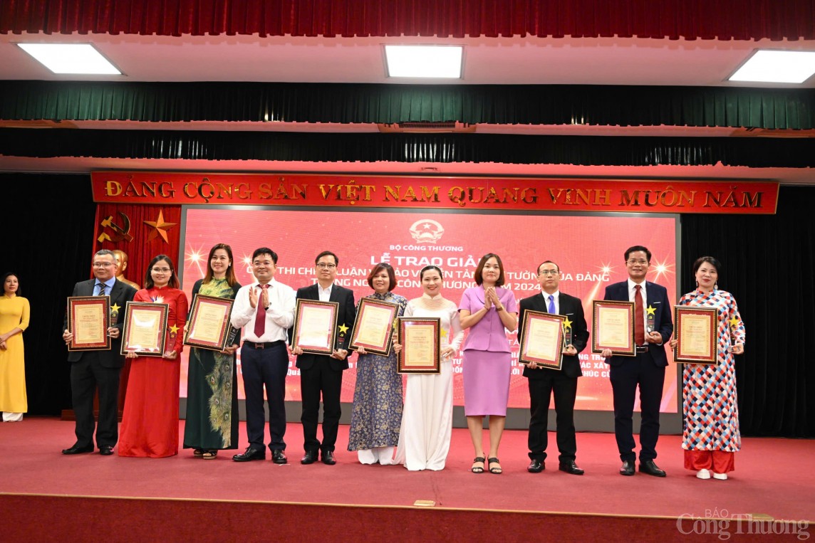 Danh sách tập thể, cá nhân đạt giải Cuộc thi chính luận về bảo vệ nền tảng tư tưởng ngành Công Thương Danh sách tập thể, cá nhân đạt giải Cuộc thi chính luận về bảo vệ nền tảng tư tưởng ngành Công Thương