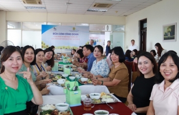 Người lao động ngành Công Thương: Đầm ấm bên 'Bữa cơm Công đoàn'