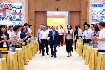 Thủ tướng Phạm Minh Chính dự Hội nghị tổng kết 10 năm thực hiện Chỉ thị số 40-CT/TW
