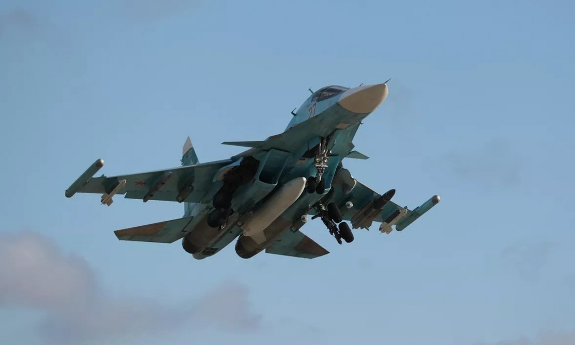 Tiêm kích bom Su-34 Nga. Ảnh: RIA Novosti Tiêm kích bom Su-34 Nga. Ảnh: RIA Novosti