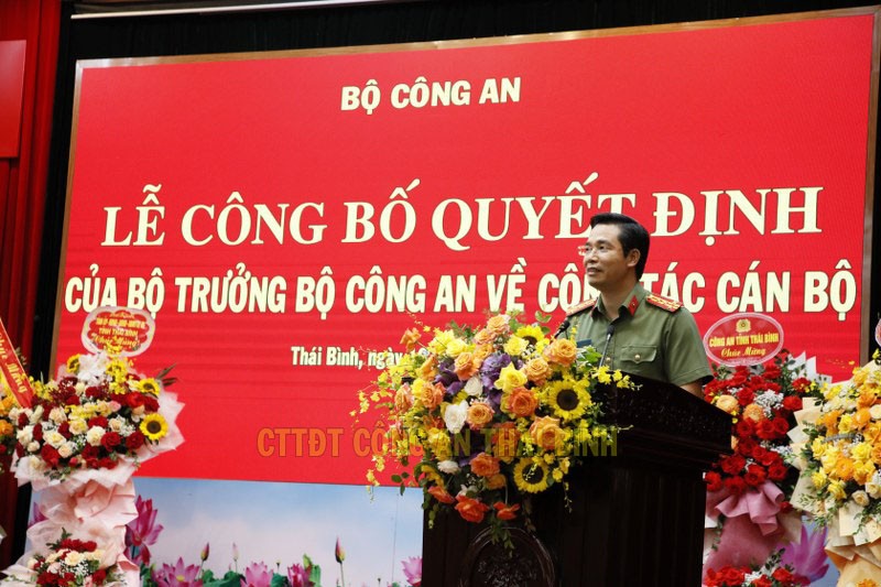 Bổ nhiệm Đại tá Trần Xuân Ánh làm Giám đốc Công an tỉnh Thái Bình Bổ nhiệm Đại tá Trần Xuân Ánh làm Giám đốc Công an tỉnh Thái Bình