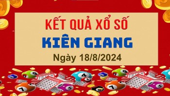 XSKG 18/8, Xem kết quả xổ số Kiên Giang hôm nay 18/8/2024, xổ số Kiên Giang ngày 18 tháng 8