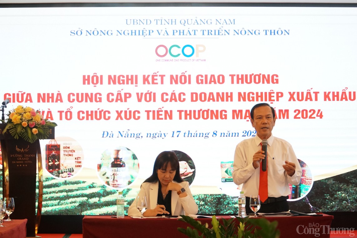 Ông Ngô Tấn - Phó Giám đốc Sở Nông nghiệp và Phát triển Nông thôn tỉnh Quảng Nam cho biết sản phẩm OCOP Quảng Nam ngày càng được người tiêu dùng đón nhận tích cực Ông Ngô Tấn - Phó Giám đốc Sở Nông nghiệp và Phát triển Nông thôn tỉnh Quảng Nam cho biết sản phẩm OCOP Quảng Nam ngày càng được người tiêu dùng đón nhận tích cực