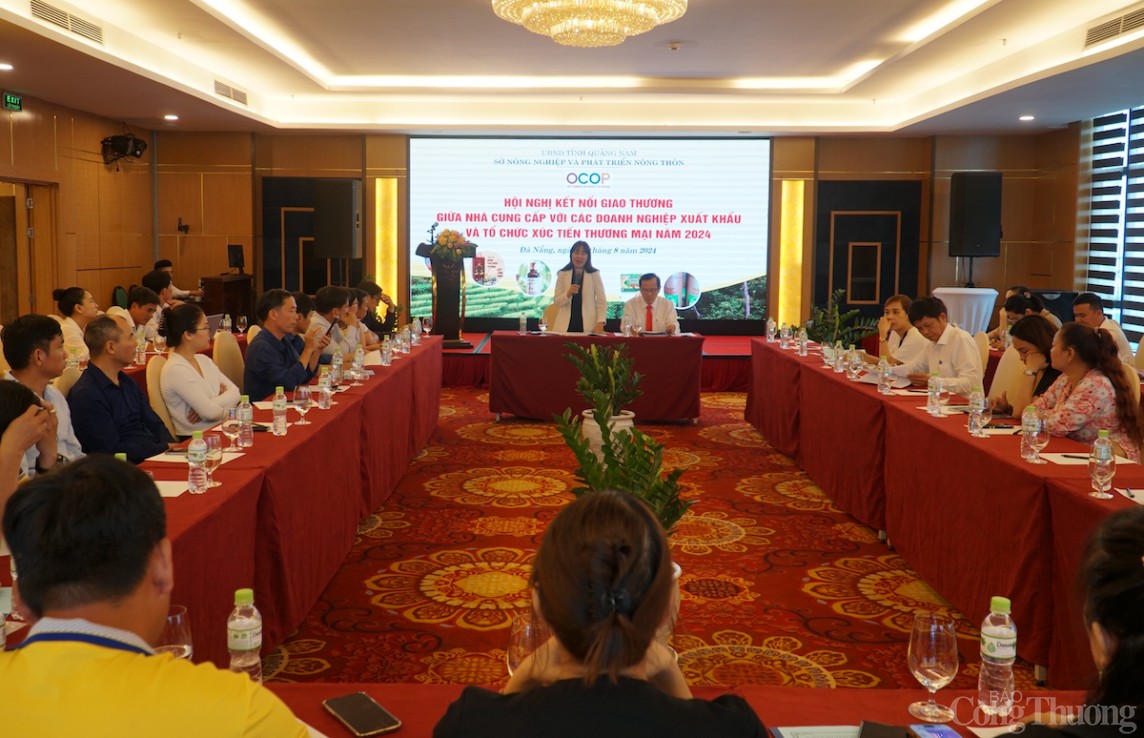 Kết nối giao thương sản phẩm OCOP Quảng Nam với các nhà phân phối TP. Đà Nẵng Kết nối giao thương sản phẩm OCOP Quảng Nam với các nhà phân phối TP. Đà Nẵng