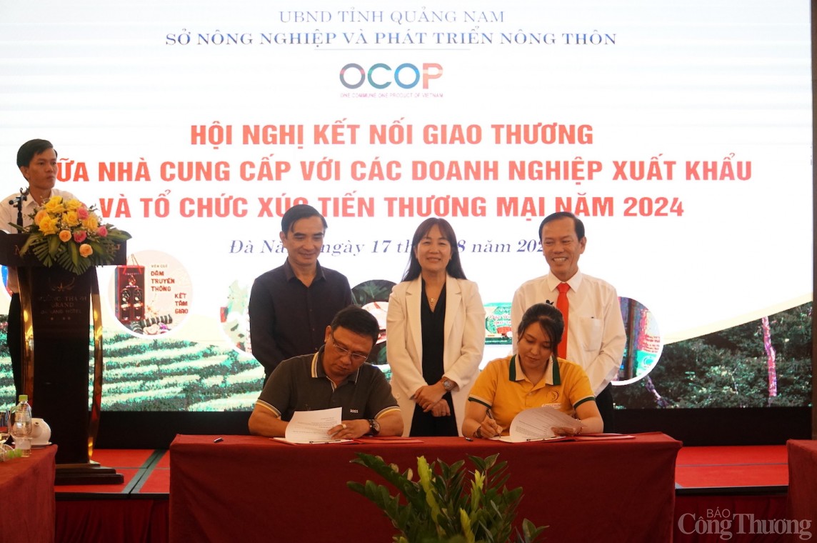 Ký kết biên bản ghi nhớ hợp tác cung cấp - tiêu thụ sản phẩm OCOP giữa các chủ thể OCOP với các siêu thị tại TP. Đà Nẵng Ký kết biên bản ghi nhớ hợp tác cung cấp - tiêu thụ sản phẩm OCOP giữa các chủ thể OCOP với các siêu thị tại TP. Đà Nẵng