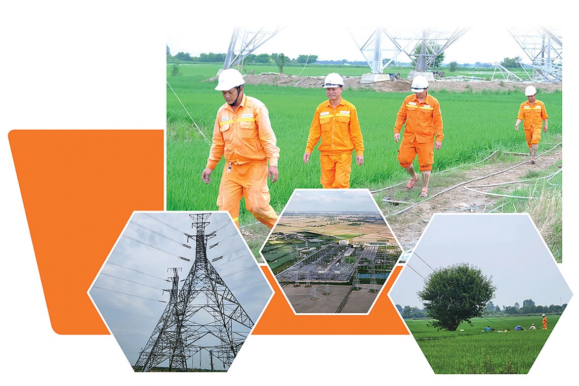 Trước giờ đóng điện đường dây 500kV mạch 3, cung đoạn Nam Định 1- Phố Nối Trước giờ đóng điện đường dây 500kV mạch 3, cung đoạn Nam Định 1- Phố Nối