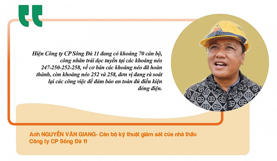 Trước giờ đóng điện đường dây 500kV mạch 3, cung đoạn Nam Định 1- Phố Nối Trước giờ đóng điện đường dây 500kV mạch 3, cung đoạn Nam Định 1- Phố Nối