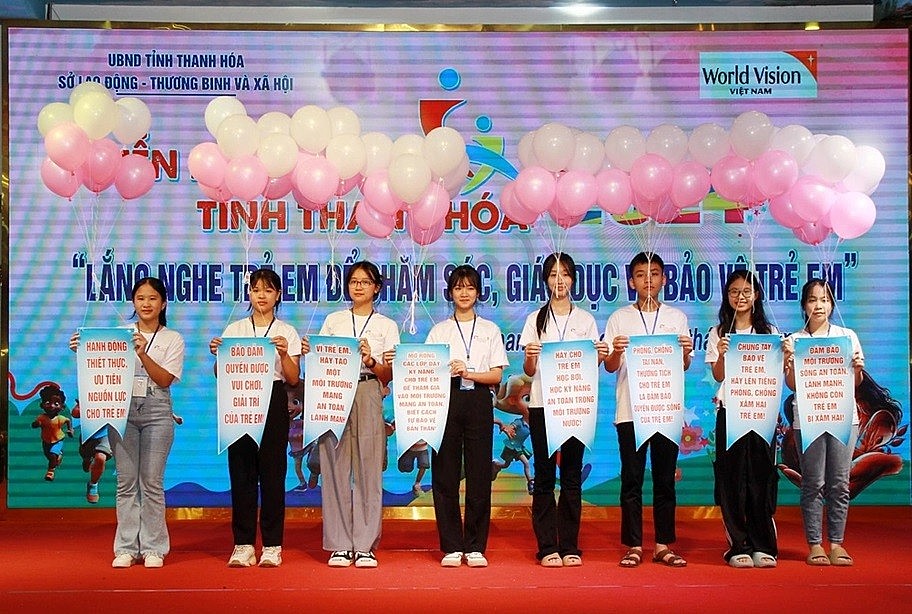 Thanh Hóa: Trẻ em mong muốn được đảm bảo môi trường sống an toàn, lành mạnh, không còn trẻ bị xâm hại Thanh Hóa: Trẻ em mong muốn được đảm bảo môi trường sống an toàn, lành mạnh, không còn trẻ bị xâm hại