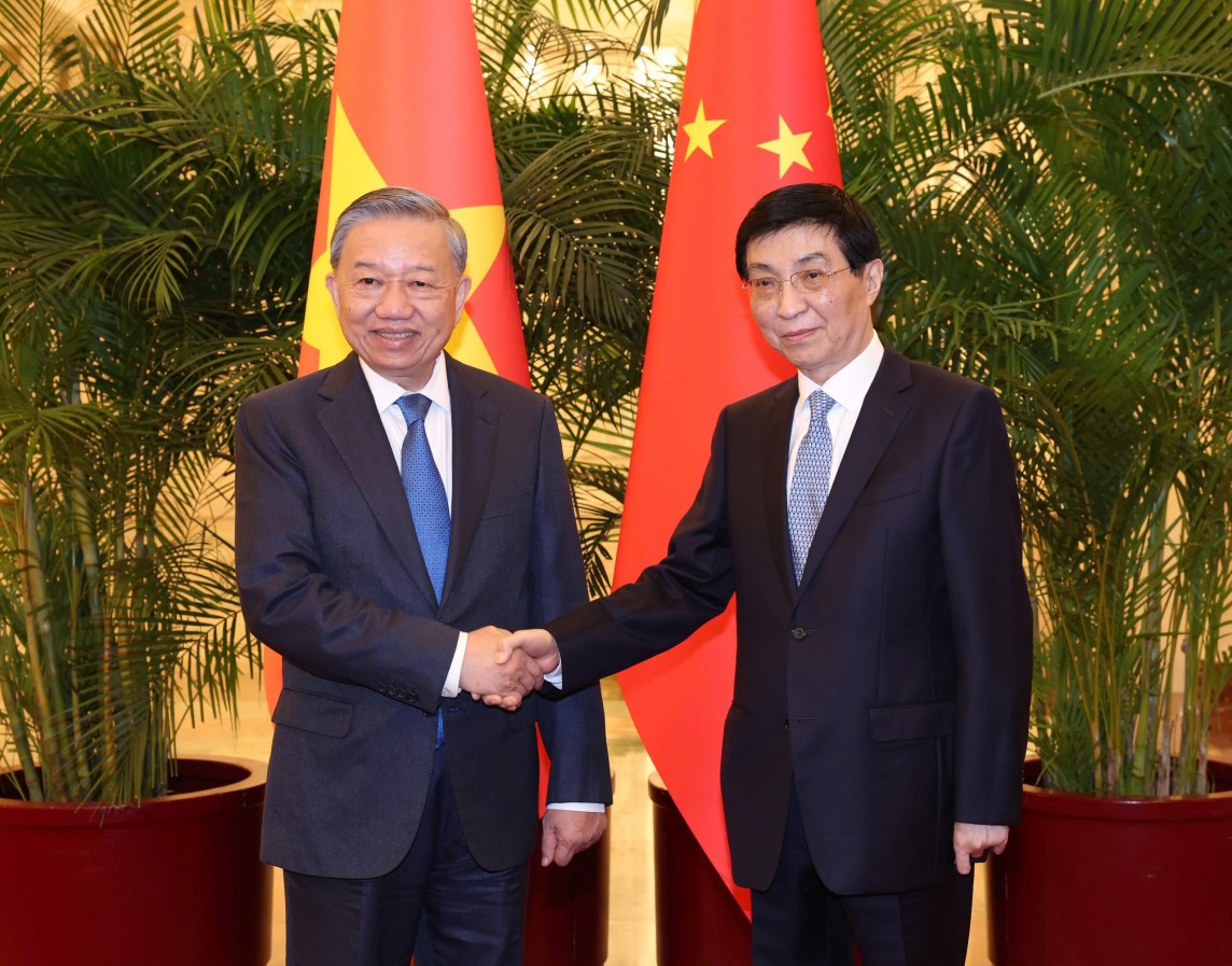 Tổng Bí thư, Chủ tịch nước Tô Lâm hội kiến Chủ tịch Chính hiệp toàn quốc Trung Quốc Vương Hộ Ninh Tổng Bí thư, Chủ tịch nước Tô Lâm hội kiến Chủ tịch Chính hiệp toàn quốc Trung Quốc Vương Hộ Ninh