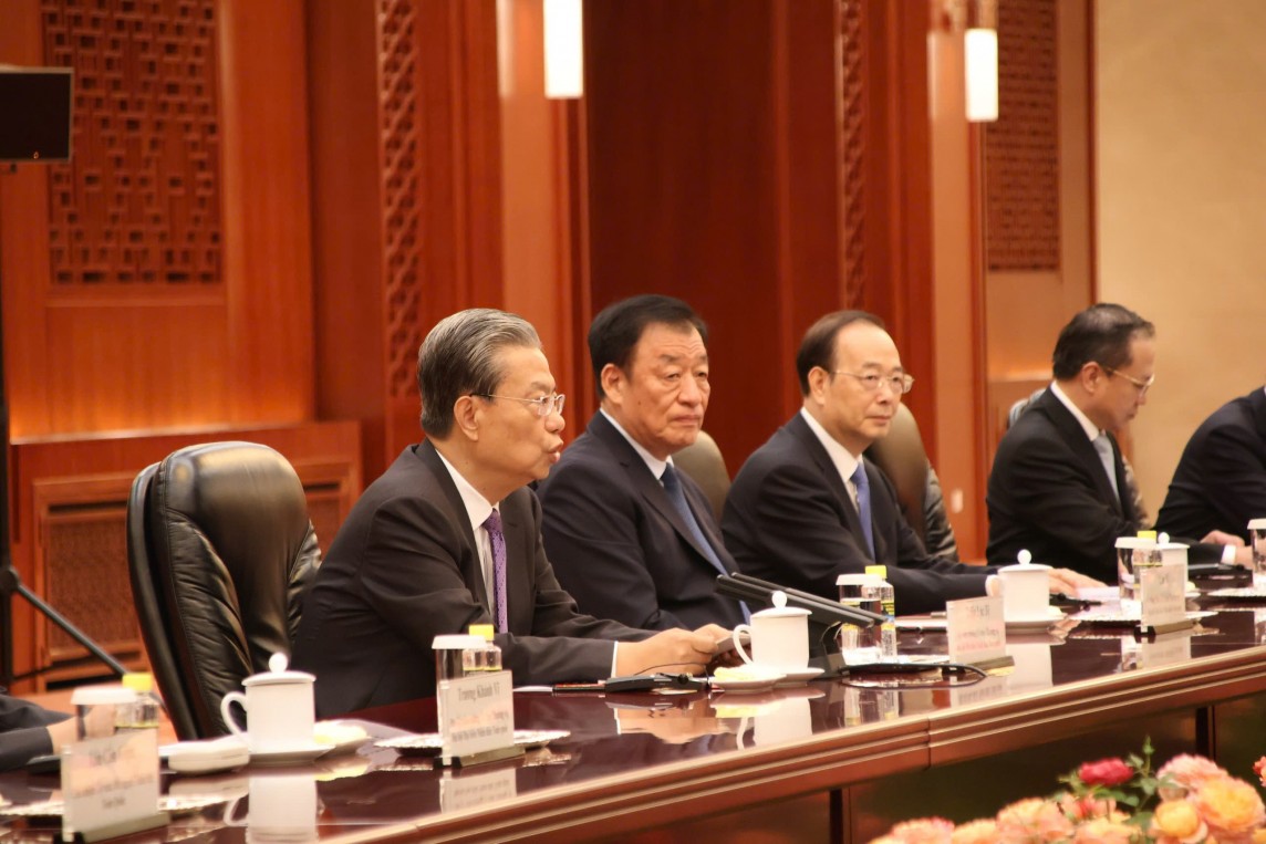 Tổng Bí thư, Chủ tịch nước Tô Lâm hội kiến Ủy viên trưởng Nhân đại toàn quốc Trung Quốc Tổng Bí thư, Chủ tịch nước Tô Lâm hội kiến Ủy viên trưởng Nhân đại toàn quốc Trung Quốc