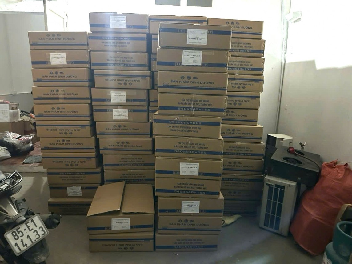 Công an điều tra vụ sản phẩm OVISURA GOLD giả mạo nhãn hiệu Công an điều tra vụ sản phẩm OVISURA GOLD giả mạo nhãn hiệu