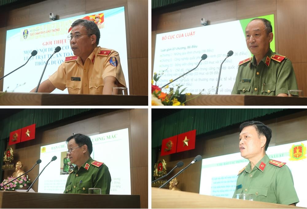 Các báo cáo viên quán triệt những nội dung cơ bản của các luật. Các báo cáo viên quán triệt những nội dung cơ bản của các luật.