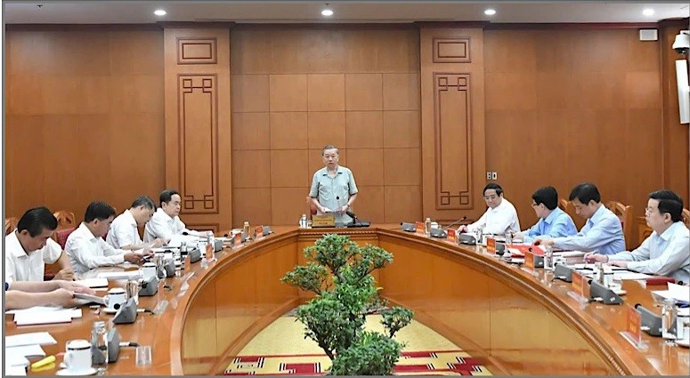 Tổng Bí thư, Chủ tịch nước Tô Lâm chủ trì phiên họp thứ 2 của Tiểu ban Nhân sự Tổng Bí thư, Chủ tịch nước Tô Lâm chủ trì phiên họp thứ 2 của Tiểu ban Nhân sự