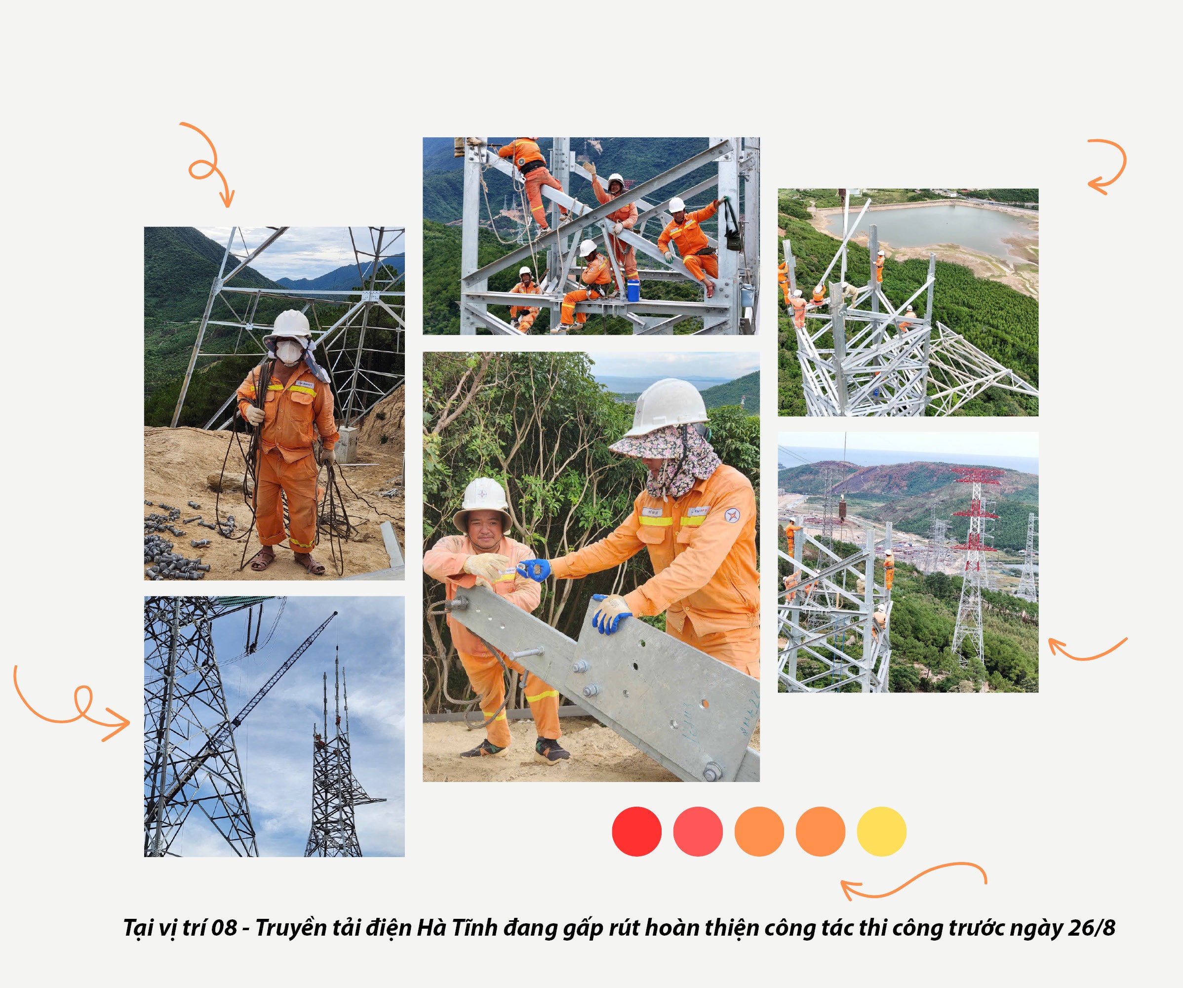 Bài 1: Đường dây 500kV mạch 3: Những người thợ 'Vượt gió' trên dãy Hoành Sơn Bài 1: Đường dây 500kV mạch 3: Những người thợ 'Vượt gió' trên dãy Hoành Sơn