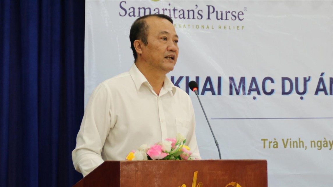 Ông Lê Văn Đông, Phó Giám đốc Sở NN&PTNN phát biểu tại buổi triển khai. (Ảnh: UBND Trà Vinh) Ông Lê Văn Đông, Phó Giám đốc Sở NN&PTNN phát biểu tại buổi triển khai. (Ảnh: UBND Trà Vinh)