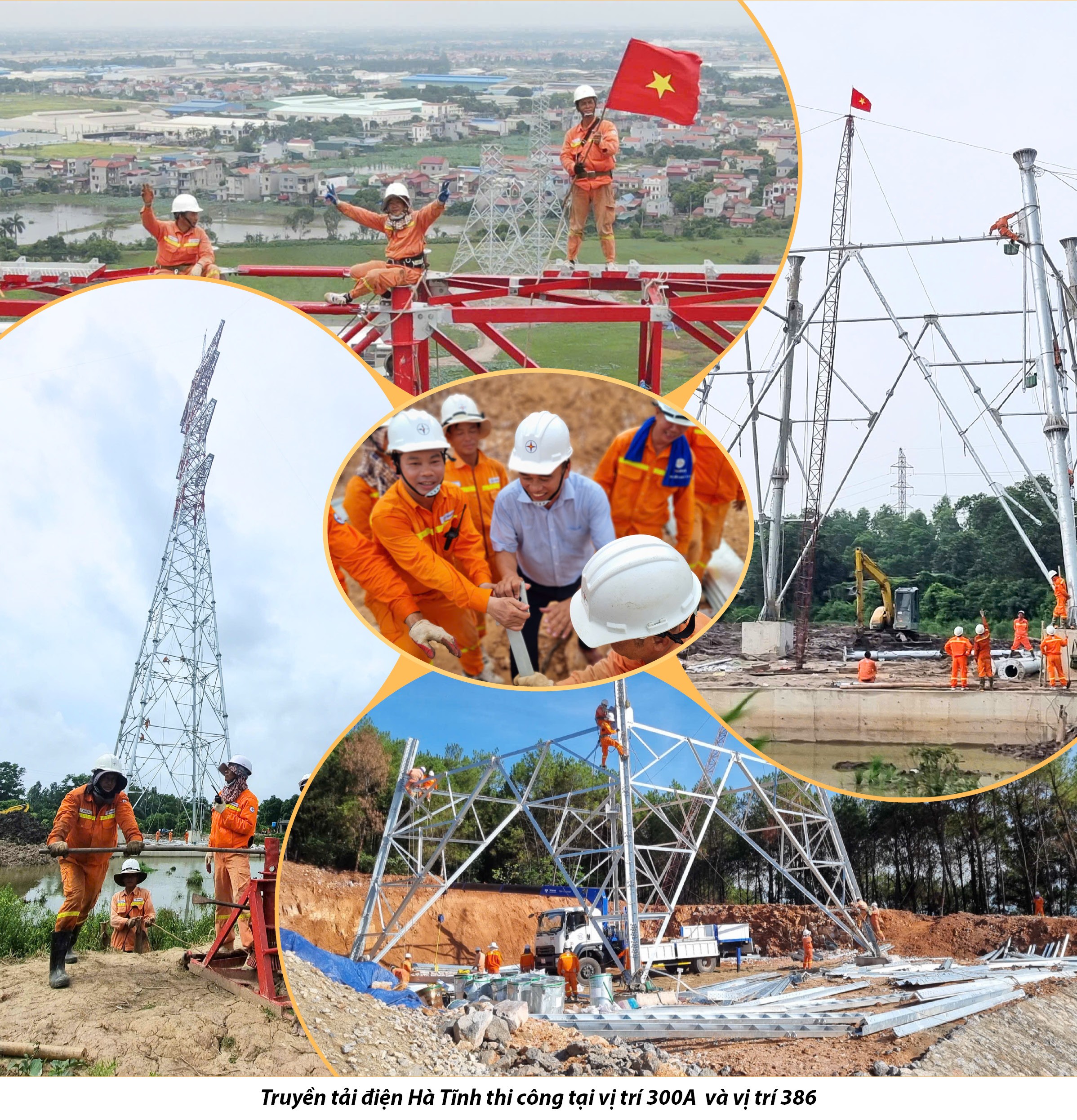 Thợ truyền tải ‘Vượt nắng, thắng mưa’ trước giờ đóng điện đường dây 500kV mạch 3 Thợ truyền tải ‘Vượt nắng, thắng mưa’ trước giờ đóng điện đường dây 500kV mạch 3