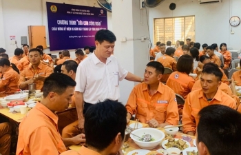 Công ty cổ phần Nhiệt điện Quảng Ninh: 'Bữa cơm Công đoàn' ấm tình Người lao động