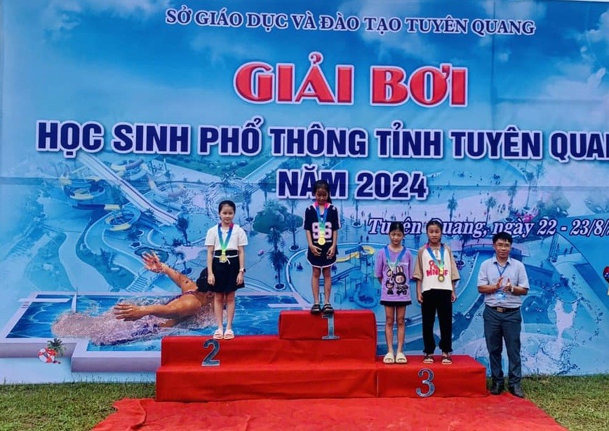 Tuyên Quang: 138 vận động viên tham gia Giải Bơi học sinh phổ thông tỉnh năm 2024 Tuyên Quang: 138 vận động viên tham gia Giải Bơi học sinh phổ thông tỉnh năm 2024
