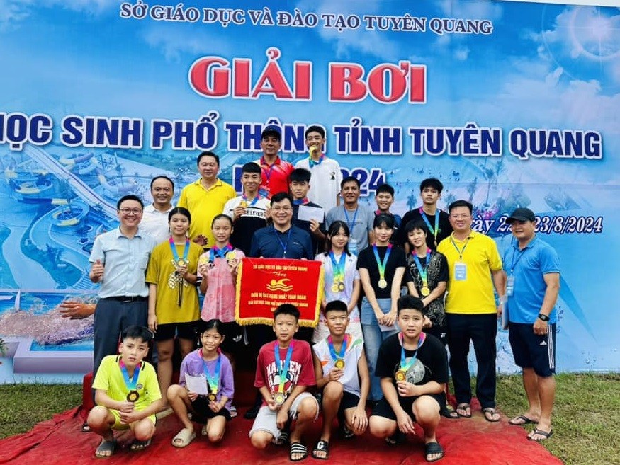 Tuyên Quang: 138 vận động viên tham gia Giải Bơi học sinh phổ thông tỉnh năm 2024 Tuyên Quang: 138 vận động viên tham gia Giải Bơi học sinh phổ thông tỉnh năm 2024