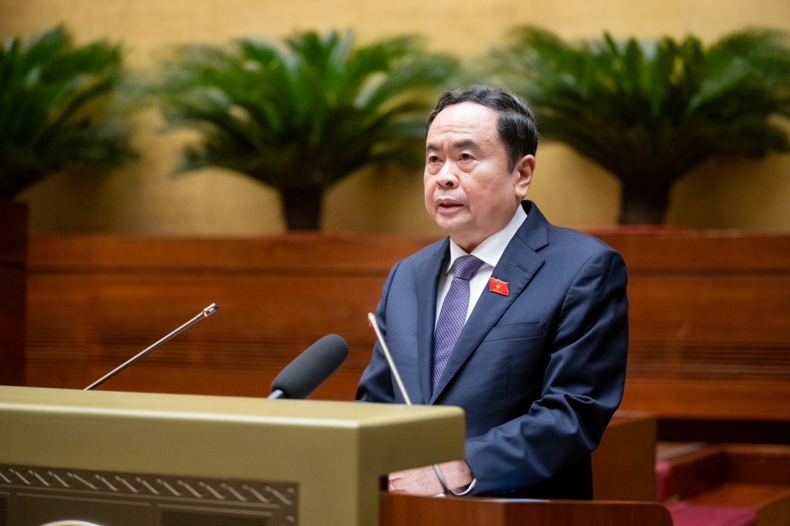 Chủ tịch Quốc hội Trần Thanh Mẫn phát biểu khai mạc Kỳ họp Chủ tịch Quốc hội Trần Thanh Mẫn phát biểu khai mạc Kỳ họp