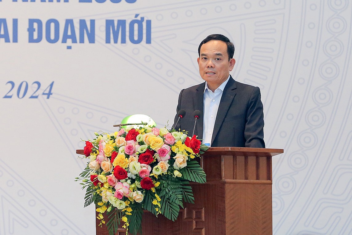 Trưởng Ban Kinh tế Trung ương Trần Lưu Quang phát biểu khai mạc Hội nghị