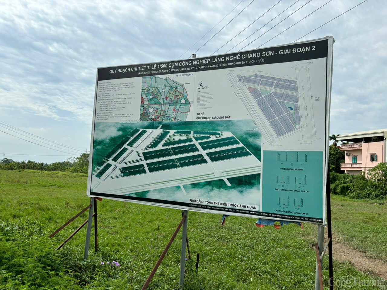 Cụm công nghiệp làng nghề Chàng Sơn giai đoạn 2 thi công chậm tiến độ, dân bức xúc về quyết định cưỡng chế đất đai