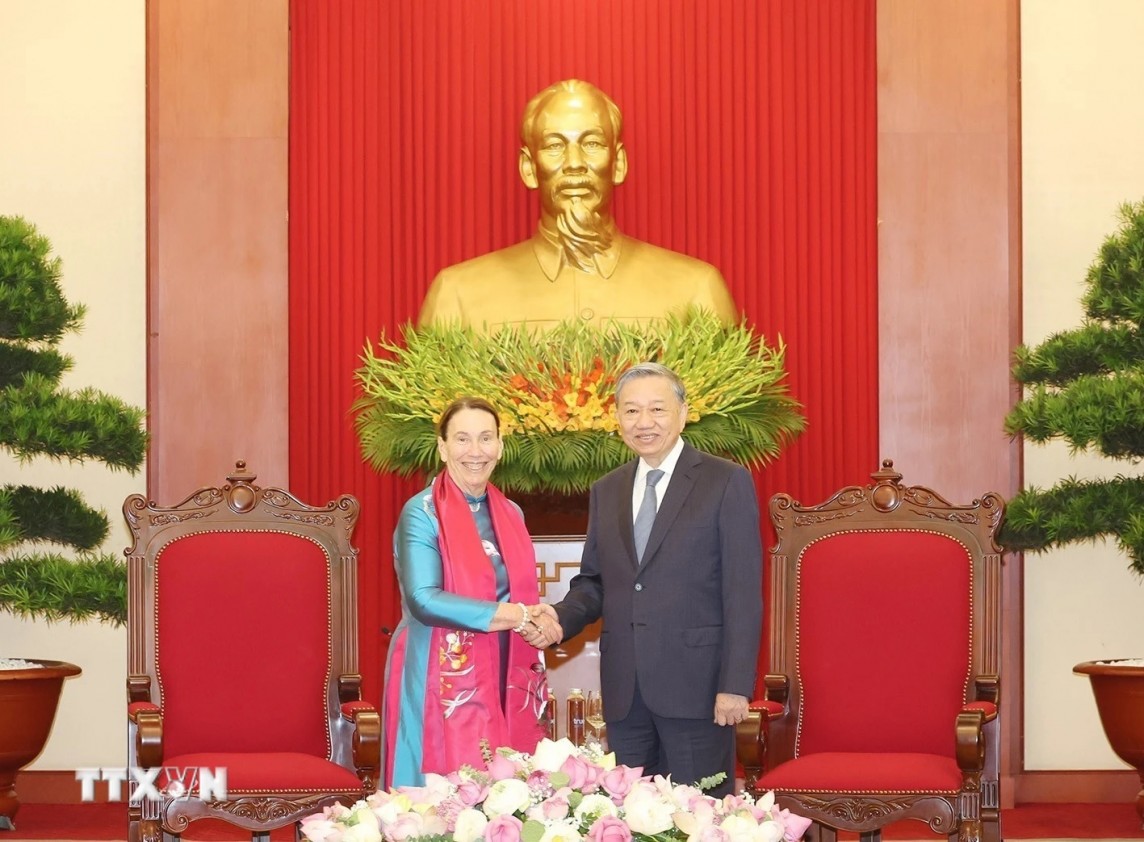 Tổng Bí thư, Chủ tịch nước Tô Lâm tiếp Chủ tịch Thượng viện Australia Sue Lines Tổng Bí thư, Chủ tịch nước Tô Lâm tiếp Chủ tịch Thượng viện Australia Sue Lines