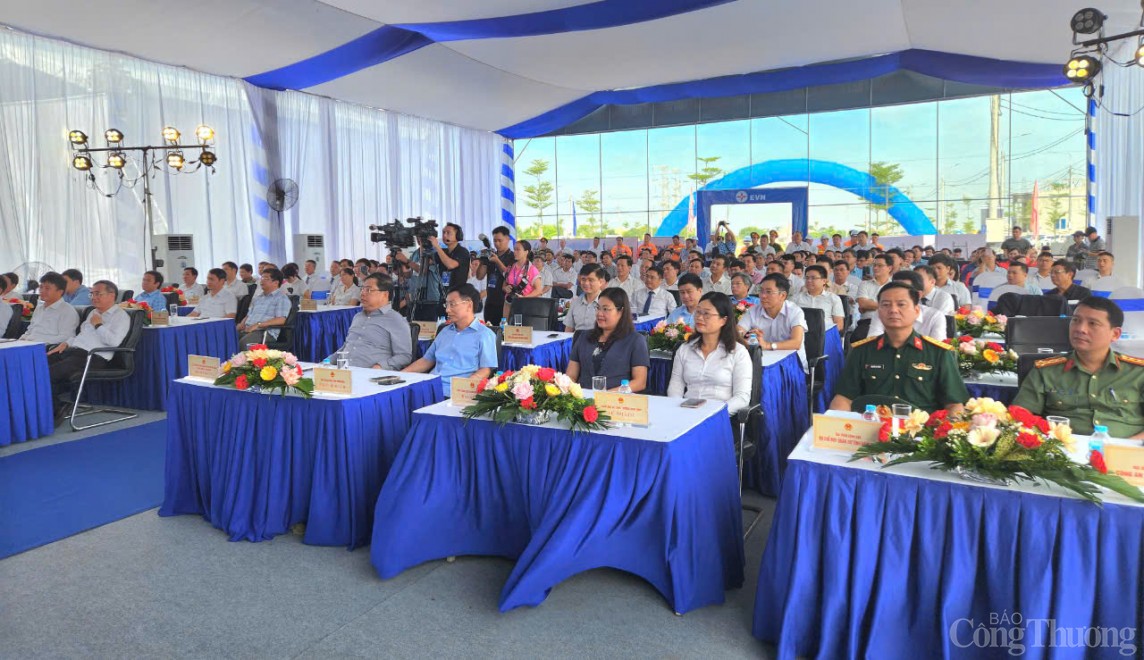 Khánh thành các dự án đường dây 500kV mạch 3 tại điểm cầu tỉnh Nam Định Khánh thành các dự án đường dây 500kV mạch 3 tại điểm cầu tỉnh Nam Định