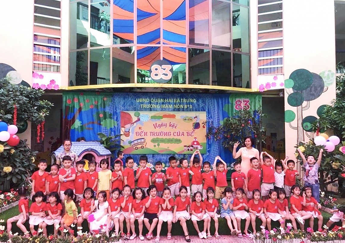 Trường Mầm non 8/3: Những con thuyền chở tình yêu đến với con trẻ Trường Mầm non 8/3: Những con thuyền chở tình yêu đến với con trẻ