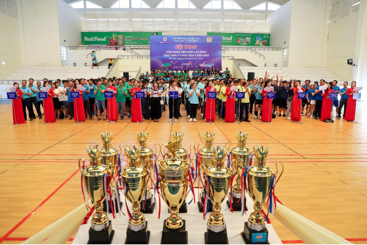 Lễ Khai mạc Hội thao CNVCLĐ Tổng công ty Phát điện 2 năm 2024 Lễ Khai mạc Hội thao CNVCLĐ Tổng công ty Phát điện 2 năm 2024