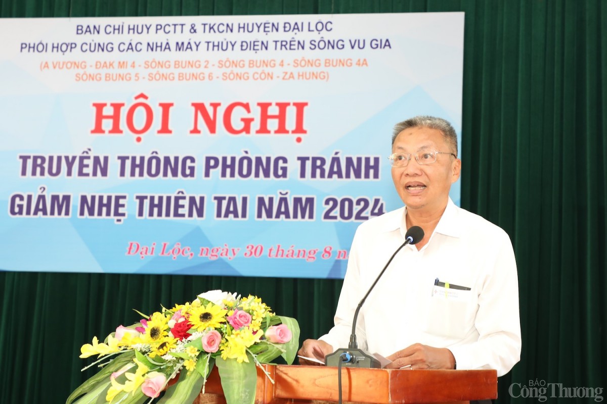 Quảng Nam: Truyền thông phòng tránh giảm nhẹ thiên tai năm 2024