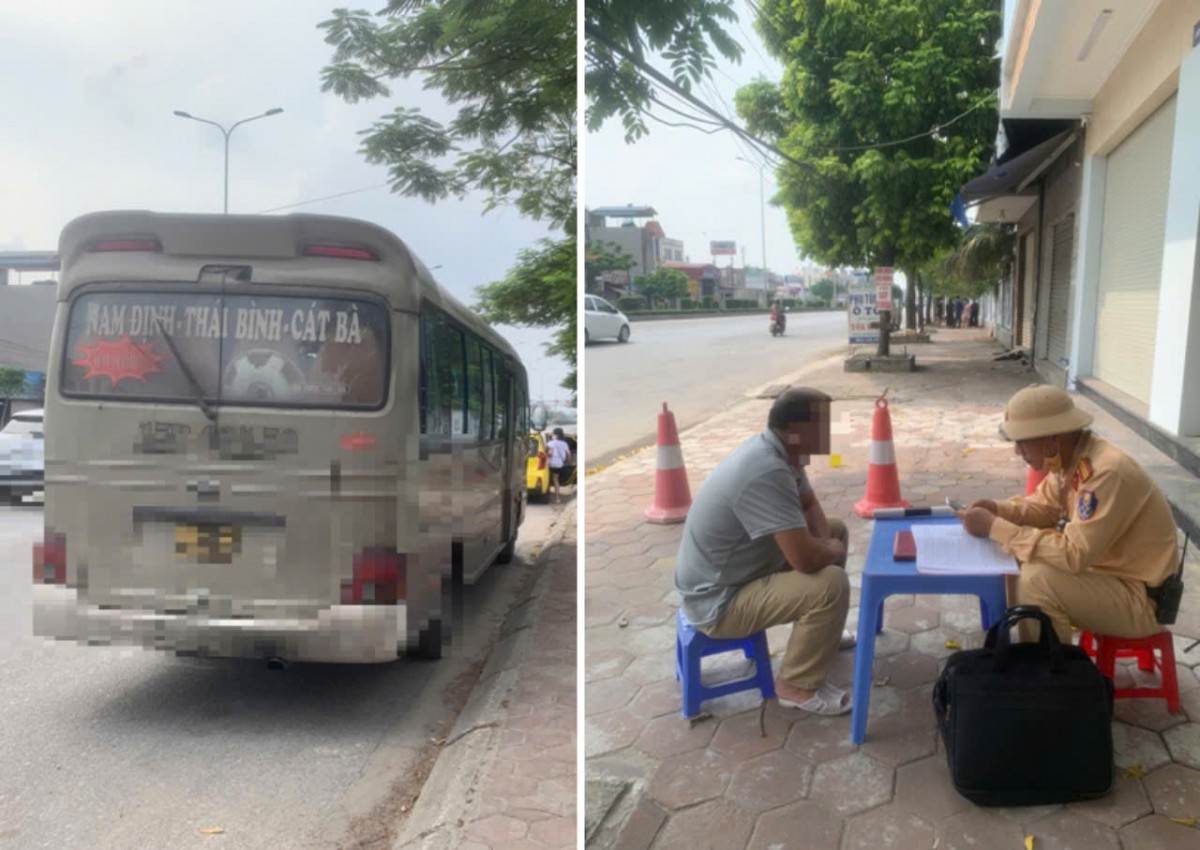 Hải Phòng: Công an làm việc với tài xế xe khách 29 chỗ nhồi nhét 40 người dịp lễ 2/9 Hải Phòng: Công an làm việc với tài xế xe khách 29 chỗ nhồi nhét 40 người dịp lễ 2/9