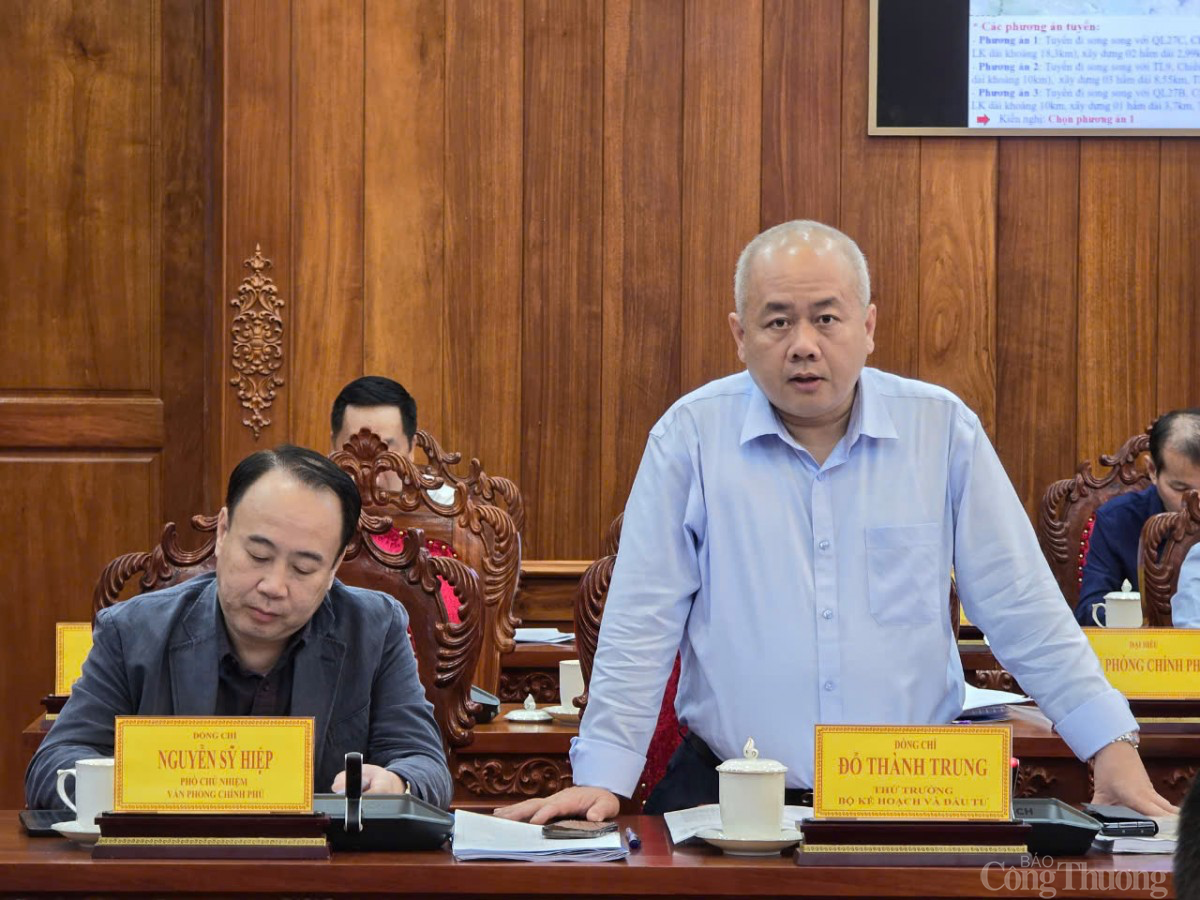 Chùm ảnh, Phó Thủ tướng Trần Hồng Hà làm việc tại Lâm Đồng