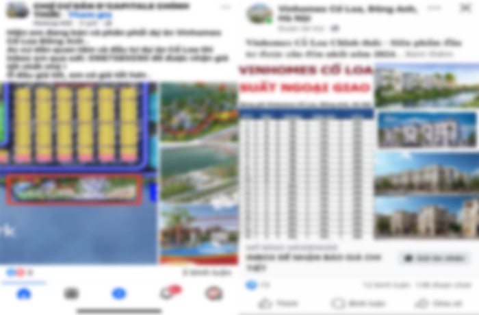 Dự án vừa khởi công còn là mênh mông đất trống đã được các tài khoản mạng xã hội rao bán rầm rộ Dự án vừa khởi công còn là mênh mông đất trống đã được các tài khoản mạng xã hội rao bán rầm rộ