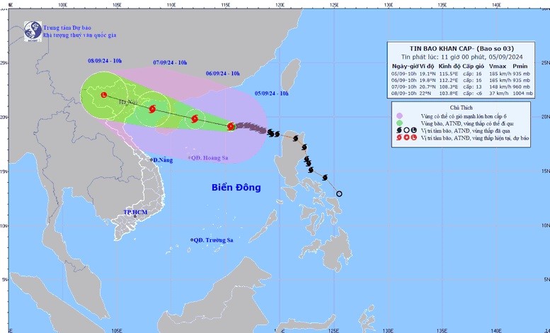 Công điện của Bộ trưởng Bộ Công Thương về việc ứng phó khẩn cấp với bão số 3 năm 2024 Công điện của Bộ trưởng Bộ Công Thương về việc ứng phó khẩn cấp với bão số 3 năm 2024
