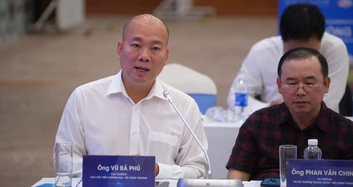 Ông Vũ Bá Phú – Cục trưởng Cục Xúc tiến thương mại cho rằng vùng Đồng bằng Sông Cửu Long cần tổ chức hội chơ chuyên ngành với quy mô vùng. Ảnh Ngân Nga Ông Vũ Bá Phú – Cục trưởng Cục Xúc tiến thương mại cho rằng vùng Đồng bằng Sông Cửu Long cần tổ chức hội chơ chuyên ngành với quy mô vùng. Ảnh Ngân Nga